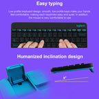 Logitech MK245 Nano Wireless Keyboard Mouse Set – Durable Build, Easy to Use