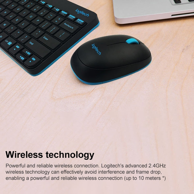 Logitech MK245 Nano Wireless Keyboard Mouse Set – Durable Build, Easy to Use