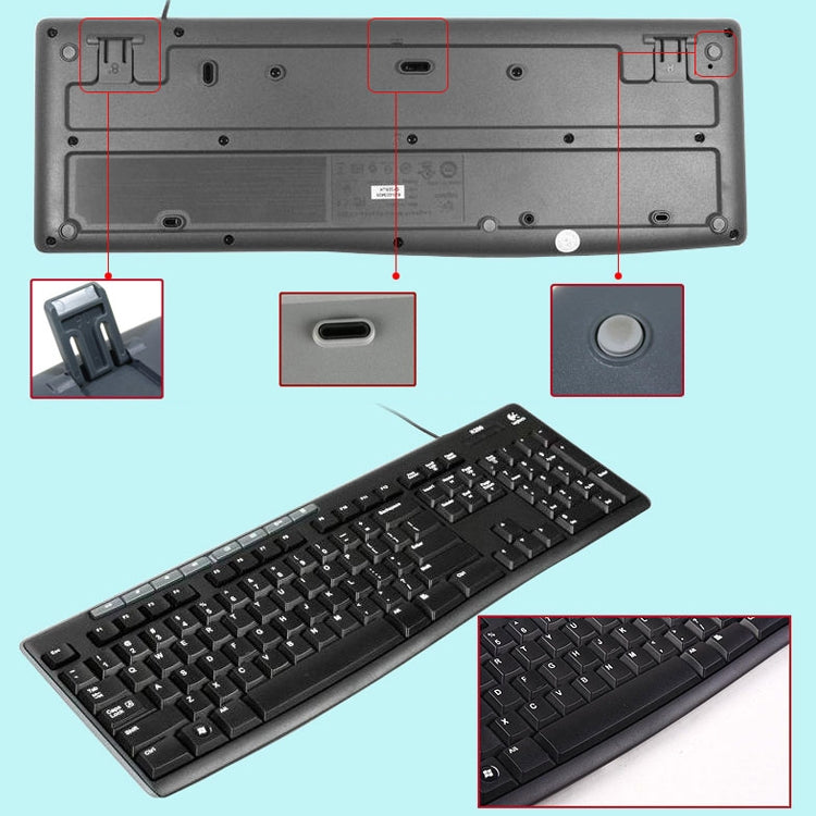 Logitech MK200 Wired Keyboard Mouse Set – Durable Build, Easy to Use