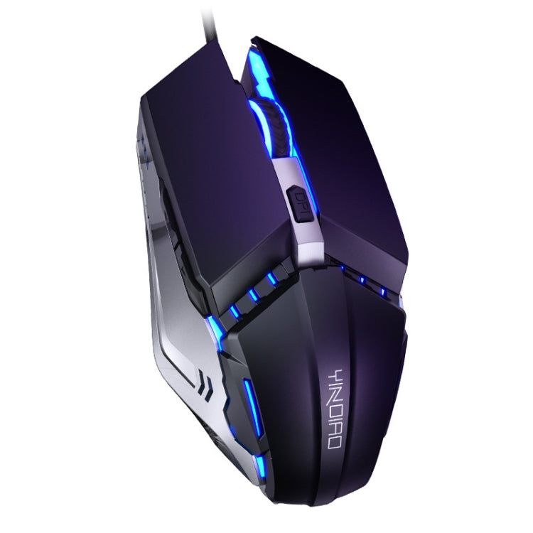 YINDIAO 6 Keys Gaming Office USB Mute Mechanical Wired Mouse, Mute Mouse(Black) – Durable Build, Easy to Use