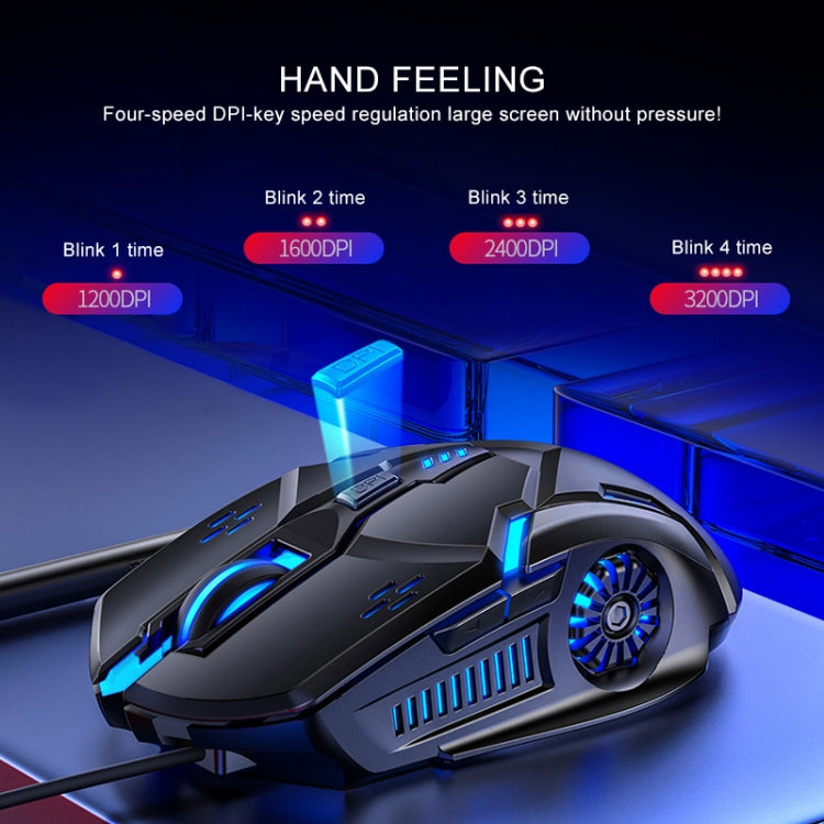YINDIAO G5 3200DPI 4-modes Adjustable 6-keys RGB Light Wired Gaming Mouse, G5 White, G5 Black – Durable Build, Easy to Use