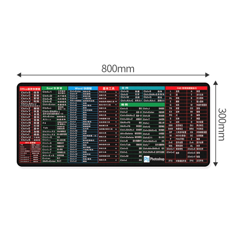 YINDIAO Large Rubber Mouse Pad Anti-skid Gaming Office Desk Pad Keyboard Mat, Size: 800x300mm (Universe), KB7660A, KB7660C, KB7660D, KB7660E, KB7660F – Durable Build, Easy to Use
