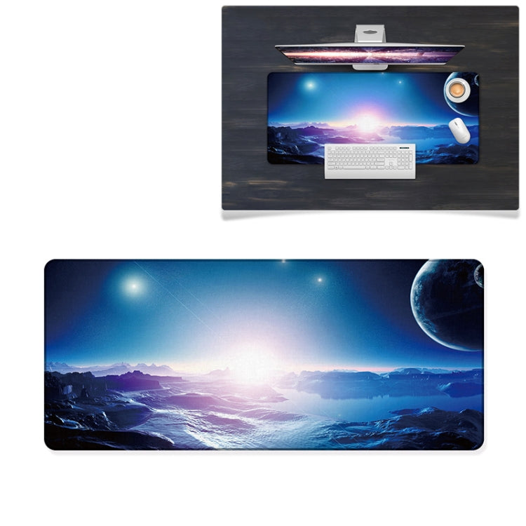 YINDIAO Large Rubber Mouse Pad Anti-skid Gaming Office Desk Pad Keyboard Mat, Size: 800x300mm (Universe), KB7660A, KB7660C, KB7660D, KB7660E, KB7660F – Durable Build, Easy to Use KB7660C