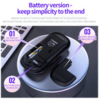 YINDIAO A2 2.4GHz 1600DPI 3-modes Adjustable Wireless Silent Mouse, Battery Powered, Battery ver. – Durable Build, Easy to Use