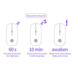 YINDIAO A2 2.4GHz 1600DPI 3-modes Adjustable Wireless Silent Mouse, Battery Powered, Battery ver. – Durable Build, Easy to Use