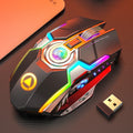 YINDIAO A5 2.4GHz 1600DPI 3-modes Adjustable Rechargeable RGB Light Wireless Silent Gaming Mouse – Durable Build, Easy to Use