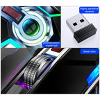 YINDIAO A5 2.4GHz 1600DPI 3-modes Adjustable Rechargeable RGB Light Wireless Silent Gaming Mouse – Durable Build, Easy to Use