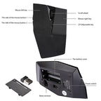 2.4GHz USB Receiver Adjustable 1200 DPI Wireless Optical Mouse for Computer PC Laptop – Durable Build, Easy to Use