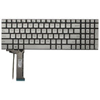 US Keyboard with Backlight for Asus GL551 GL551J GL551JK GL551JM GL551JW GL551JX G552 G552V G552VW G552VX FZ50JX GL752VW GL742VW – Durable Build, Easy to Use, For Asus GL551 Silver (US), For Asus GL551 (US)