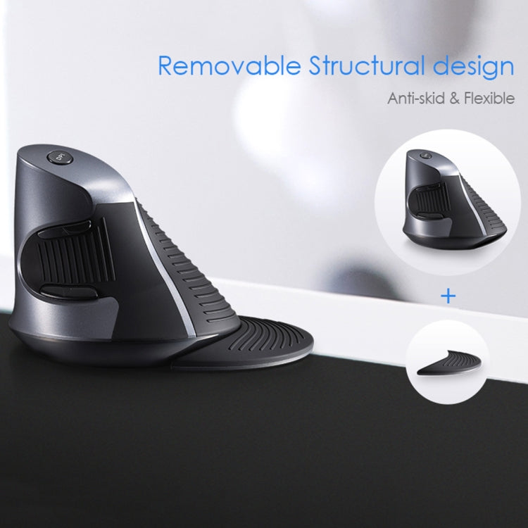 DELUX M618GX Wireless Ergonomic Vertical Mouse 1600DPI Optical Mouse, M618GX – Durable Build, Easy to Use