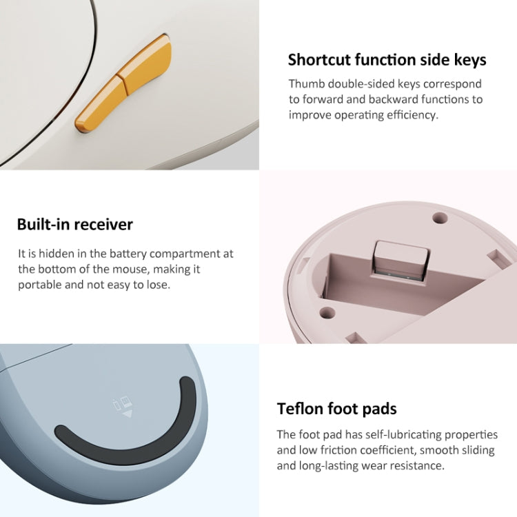 Original Xiaomi Dual-mode 1200DPI Ultra-thin Computer Mouse 3 – Bluetooth, Ultra-thin