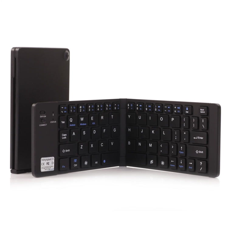 GK228 Ultra-thin Foldable Bluetooth V3.0 Keyboard, Built-in Holder, Support Android / iOS / Windows System, GK228 (Black), GK228 (Gold) – Bluetooth, Ultra-thin GK228 (Black) Black