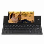 GK608 Ultra-thin Foldable Bluetooth V3.0 Keyboard, Built-in Holder, Support Android / iOS / Windows System, GK608 (Black), GK608 (Grey), GK608 (Gold) – Bluetooth, Ultra-thin