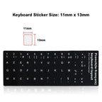 French Learning Keyboard Layout Sticker for Laptop / Desktop Computer Keyboard, French – Waterproof