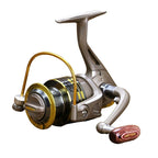 YUMOSHI Full Metal Ball Bearings Rocker Handle Wheel Seat Fishing Spinning Reel, GS1000, GS2000, GS3000, GS4000, GS5000, GS6000, GS7000 GS1000 GS1000