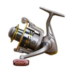 YUMOSHI Full Metal Ball Bearings Rocker Handle Wheel Seat Fishing Spinning Reel, GS1000, GS2000, GS3000, GS4000, GS5000, GS6000, GS7000
