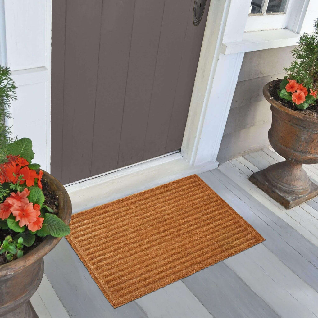 Coir Striped Pressed Mats 40x70 cm
