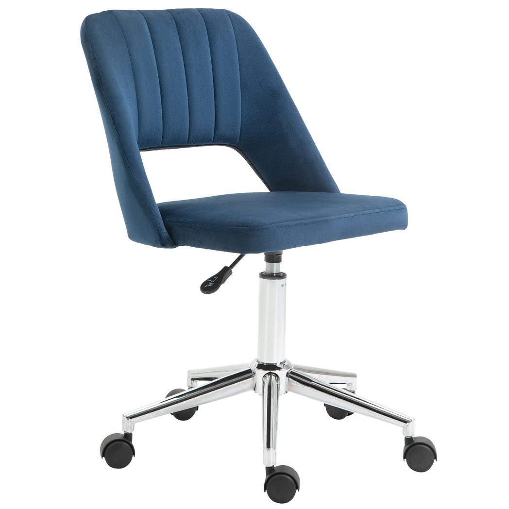 Mid-Back Swivel Home Office Chair Scallop Computer Chair