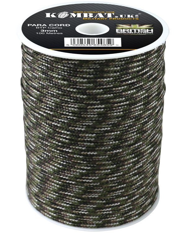 Para Cord 3mm on 100m Reel (Various colours) BTP