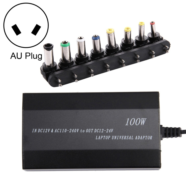 Laptop Notebook Power 100W Universal Charger with Car Charger & AC Power Adapter & 8 Power Adapters & 1 USB Port for Samsung, Sony, Asus, Acer, IBM, HP, DELL, UK Plug, AU Plug, EU Plug, UK Plug – TPU AU Plug LA0053AU