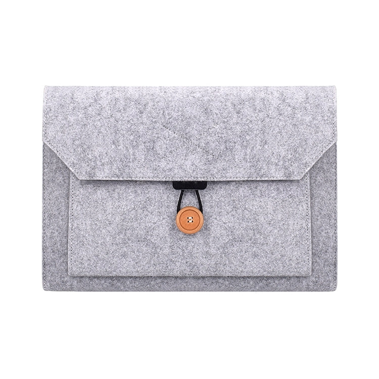 ND06 Multi-purpose Felt Button Laptop Inner Bag for 12.5 inch Laptop, 12.5 inch – Durable Build, Easy to Use