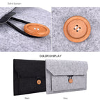 ND06 Multi-purpose Felt Button Laptop Inner Bag for 12.5 inch Laptop, 12.5 inch – Durable Build, Easy to Use