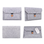 ND06 Multi-purpose Felt Button Laptop Inner Bag for 12.5 inch Laptop, 12.5 inch – Durable Build, Easy to Use