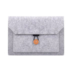 ND06 Multi-purpose Felt Button Laptop Inner Bag for 12.5 inch Laptop, 12.5 inch – Durable Build, Easy to Use 12.5 inch Grey