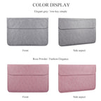 PU01S PU Leather Horizontal Invisible Magnetic Buckle Laptop Inner Bag for 13.3 inch laptops, 13.3 inch – Shockproof, Waterproof, Magnetic