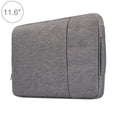 11.6 inch Universal Fashion Soft Laptop Denim Bags Portable Zipper Notebook Laptop Case Pouch for MacBook Air, Lenovo and other Laptops, Size: 32.2x21.8x2cm, 11.6 inch Grey, 11.6 inch Dark Blue, 11.6 inch Black – Durable Build, Easy to Use