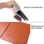 For MacBook, Samsung, Xiaomi, Lenovo, Sony, DELL, ASUS, HP, 15.4 inch – Waterproof, Wear-resistant, Leather
