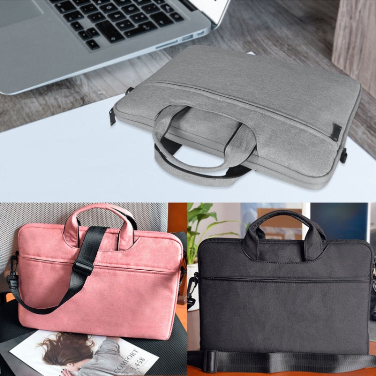 ST01S Waterproof Oxford Cloth Hidden Portable Strap One-shoulder Handbag for 14.1 inch Laptops, ST01S 14.1 inch Light Grey, ST01S 14.1 inch Dark Gray, ST01S 14.1 inch Navy Blue, ST01S 14.1 inch Black, ST01S 14.1 inch Pink – Waterproof, Wear-resistant