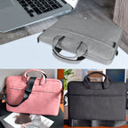ST01S Waterproof Oxford Cloth Hidden Portable Strap One-shoulder Handbag for 14.1 inch Laptops, ST01S 14.1 inch Light Grey, ST01S 14.1 inch Dark Gray, ST01S 14.1 inch Navy Blue, ST01S 14.1 inch Black, ST01S 14.1 inch Pink – Waterproof, Wear-resistant