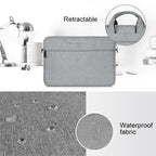 ST01S Waterproof Oxford Cloth Hidden Portable Strap One-shoulder Handbag for 14.1 inch Laptops, ST01S 14.1 inch Light Grey, ST01S 14.1 inch Dark Gray, ST01S 14.1 inch Navy Blue, ST01S 14.1 inch Black, ST01S 14.1 inch Pink – Waterproof, Wear-resistant