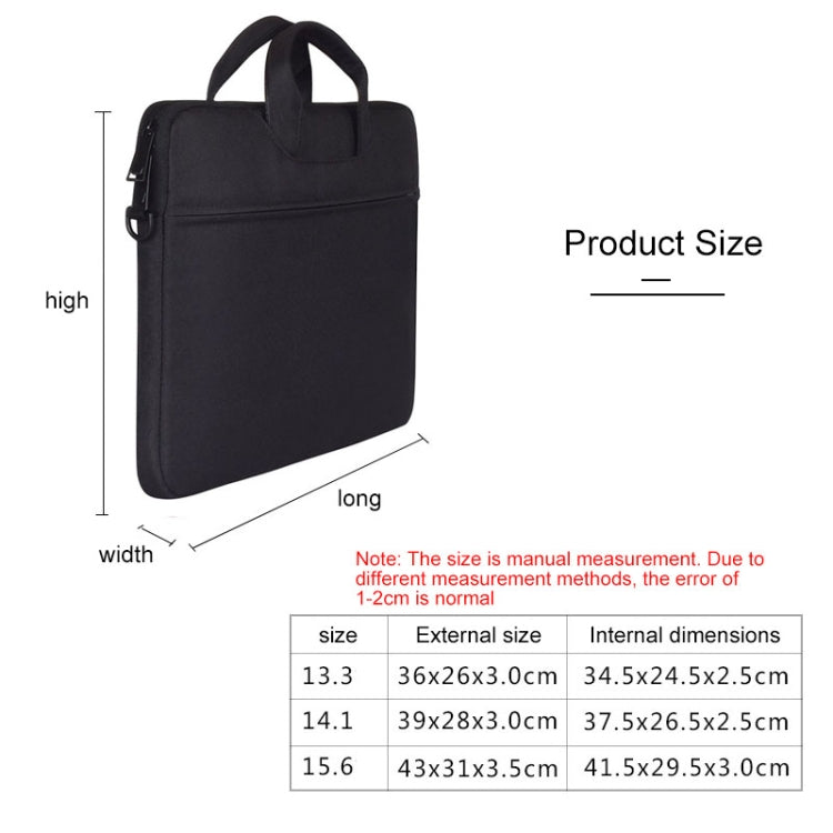 ST01S Waterproof Oxford Cloth Hidden Portable Strap One-shoulder Handbag for 14.1 inch Laptops, ST01S 14.1 inch Light Grey, ST01S 14.1 inch Dark Gray, ST01S 14.1 inch Navy Blue, ST01S 14.1 inch Black, ST01S 14.1 inch Pink – Waterproof, Wear-resistant