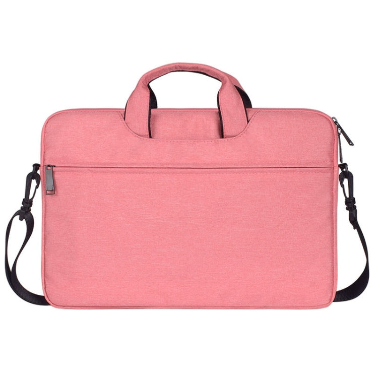 ST01S Waterproof Oxford Cloth Hidden Portable Strap One-shoulder Handbag for 14.1 inch Laptops, ST01S 14.1 inch Light Grey, ST01S 14.1 inch Dark Gray, ST01S 14.1 inch Navy Blue, ST01S 14.1 inch Black, ST01S 14.1 inch Pink – Waterproof, Wear-resistant ST01S 14.1 inch Pink Pink