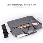 ST02S Waterproof Tear Resistance Hidden Portable Strap One-shoulder Handbag for 14.1 inch Laptops, with Suitcase Belt, ST02S 14.1 inch Black, ST02S 14.1 inch Dark Gray, ST02S 14.1 inch Pink, ST02S 14.1 inch Light Grey, ST02S 14.1 inch Navy Blue –...