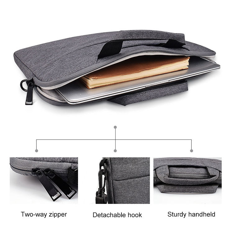 ST02S Waterproof Tear Resistance Hidden Portable Strap One-shoulder Handbag for 14.1 inch Laptops, with Suitcase Belt, ST02S 14.1 inch Black, ST02S 14.1 inch Dark Gray, ST02S 14.1 inch Pink, ST02S 14.1 inch Light Grey, ST02S 14.1 inch Navy Blue –...