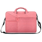 ST02S Waterproof Tear Resistance Hidden Portable Strap One-shoulder Handbag for 14.1 inch Laptops, with Suitcase Belt, ST02S 14.1 inch Black, ST02S 14.1 inch Dark Gray, ST02S 14.1 inch Pink, ST02S 14.1 inch Light Grey, ST02S 14.1 inch Navy Blue –...