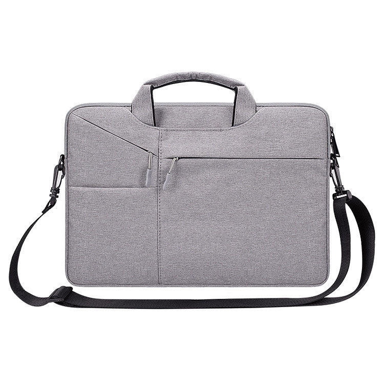 ST02S Waterproof Tear Resistance Hidden Portable Strap One-shoulder Handbag for 14.1 inch Laptops, with Suitcase Belt, ST02S 14.1 inch Black, ST02S 14.1 inch Dark Gray, ST02S 14.1 inch Pink, ST02S 14.1 inch Light Grey, ST02S 14.1 inch Navy Blue –...