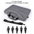ST02S Waterproof Tear Resistance Hidden Portable Strap One-shoulder Handbag for 15.6 inch Laptops, with Suitcase Belt, ST02S 15.6 inch Black, ST02S 15.6 inch Dark Gray, ST02S 15.6 inch Pink, ST02S 15.6 inch Light Grey, ST02S 15.6 inch Navy Blue –...