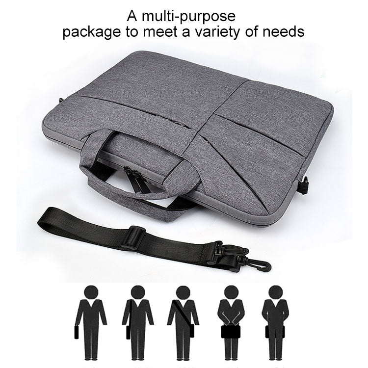 ST02S Waterproof Tear Resistance Hidden Portable Strap One-shoulder Handbag for 15.6 inch Laptops, with Suitcase Belt, ST02S 15.6 inch Black, ST02S 15.6 inch Dark Gray, ST02S 15.6 inch Pink, ST02S 15.6 inch Light Grey, ST02S 15.6 inch Navy Blue –...
