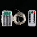 50 LEDs 3 x AA Batteries Box Fairy Lamp Decorative Light with Remote Control, DC 5V, Colorful Light/Remote Control, White Light/Remote Control, Warm White/Remote Control Colorful Light Remote Control LED0175CL