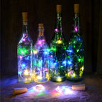 1m 10 LEDs SMD 0603 Solar Powered Copper Wire String Light Fairy Lamp Decorative Light, 1m Colorful Light