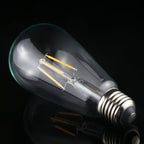 ST64 E27 4W 4 LEDs 600 LM 3000K Retro Dimming LED Filament Light Bulb Energy Saving Light, AC 220V, ST64 4W Warm White – TPU