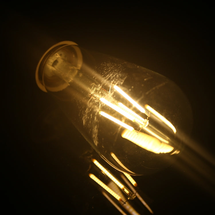 ST64 E27 4W 4 LEDs 600 LM 3000K Retro Dimming LED Filament Light Bulb Energy Saving Light, AC 220V, ST64 4W Warm White – TPU