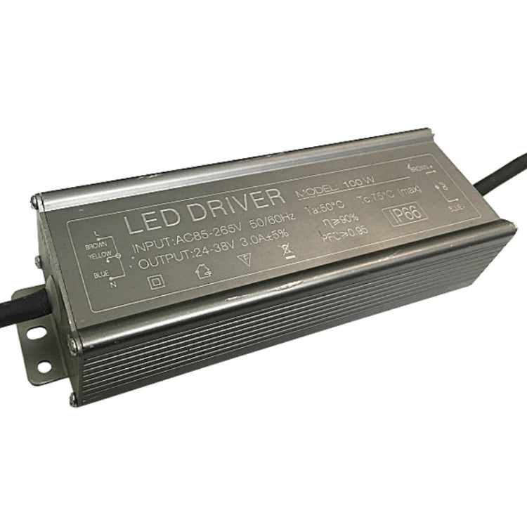 50W LED Driver Adapter AC 85-265V to DC 24-38V IP65 Waterproof, 50W – Waterproof, Aluminum Alloy, TPU