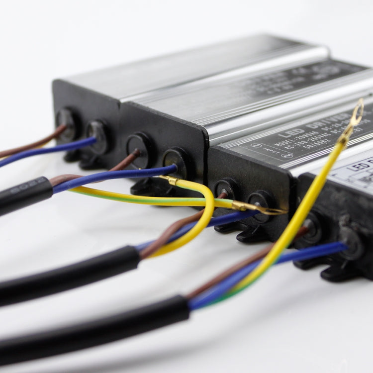 50W LED Driver Adapter AC 85-265V to DC 24-38V IP65 Waterproof, 50W – Waterproof, Aluminum Alloy, TPU