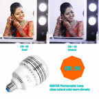 MANTOO PGL35 35W 120V 5500K 3900LM LED Light Bulb for Photography Lighting, 120V 3900LM
