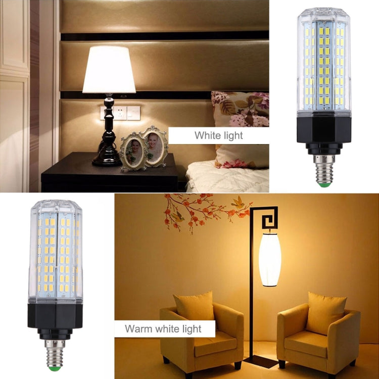 SMD 5730 Energy-saving Bulb, AC 110-265V, E14 144 LEDs White Light, E14 144 LEDs Warm White – Durable Build, Easy to Use